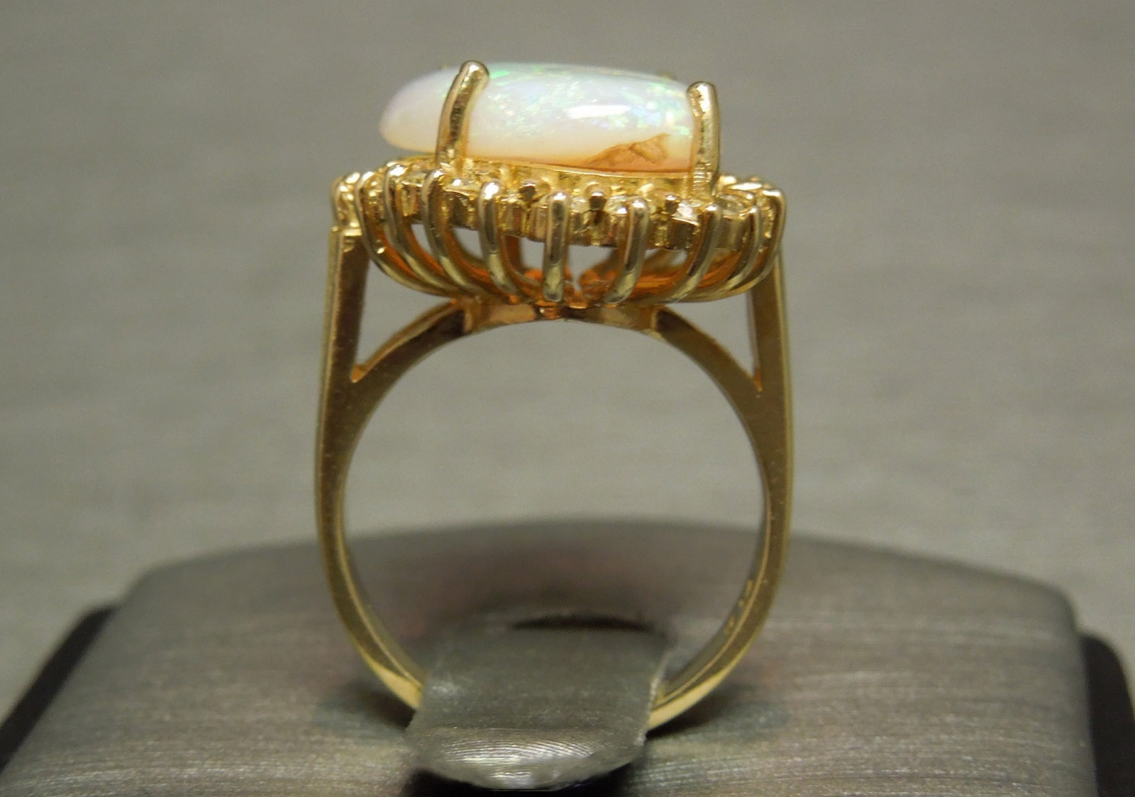 free form opal ring