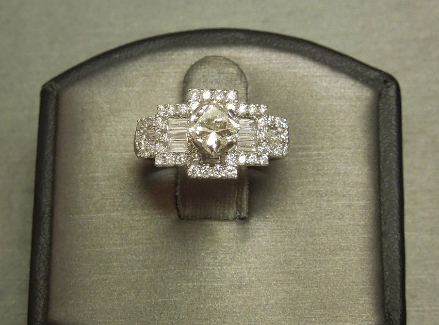 princess cut diamond solitaire