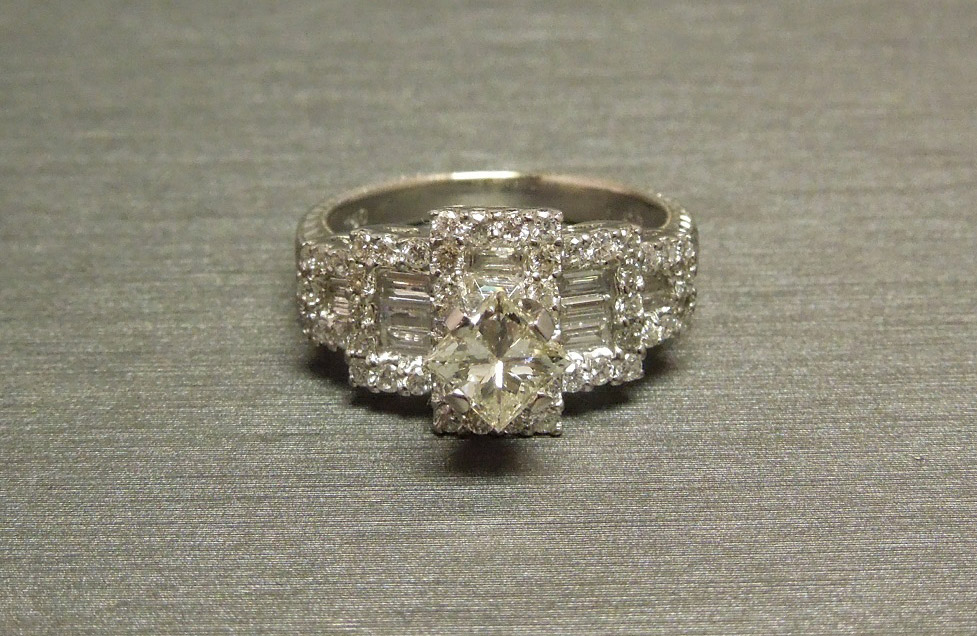 princess cut diamond solitaire