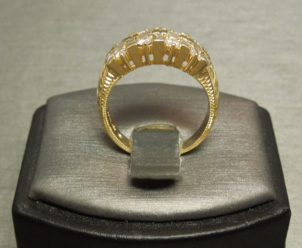 domed wedding band