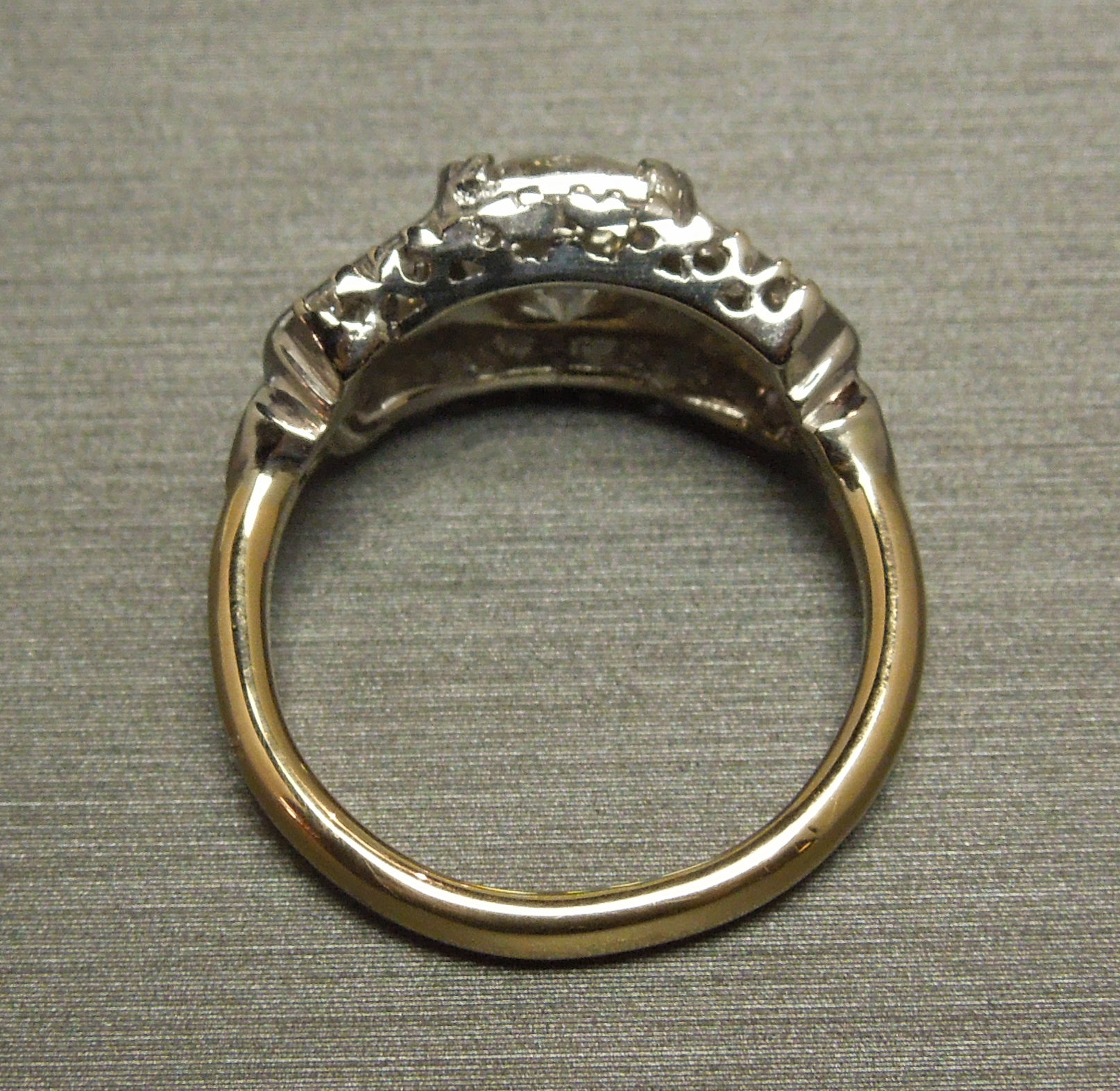 art deco round diamond